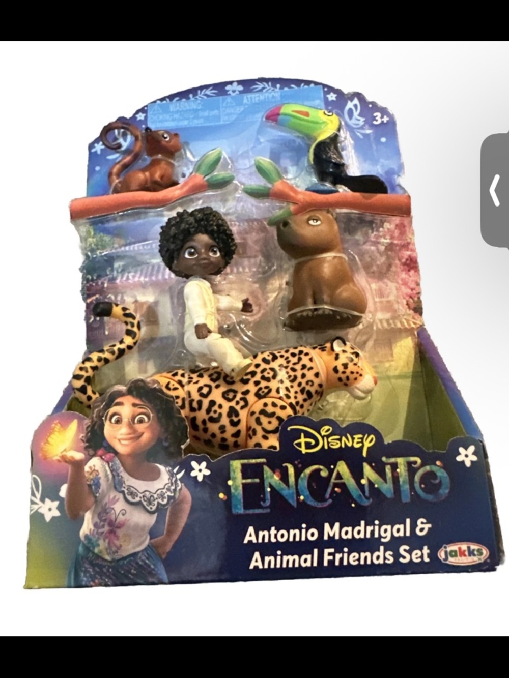Disney Encanto Antonio Madrigal & Animal Friends Set - Brown/Yellow